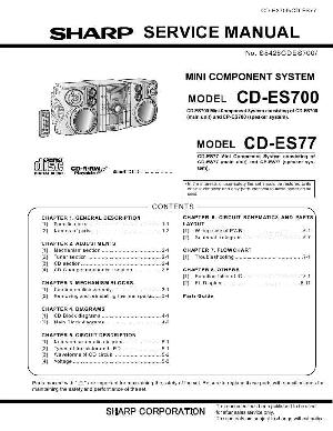 Сервисная инструкция Sharp CD-ES77, CD-ES700 ― Manual-Shop.ru