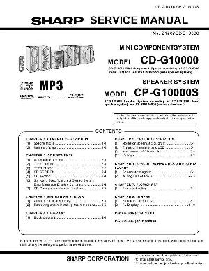 Service manual SHARP CD-G10000 ― Manual-Shop.ru