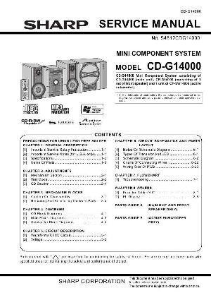 Service manual SHARP CD-G14000 ― Manual-Shop.ru