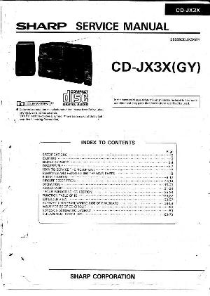 Сервисная инструкция Sharp CD-JX3X ― Manual-Shop.ru