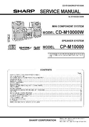 Сервисная инструкция Sharp CD-M10000W ― Manual-Shop.ru