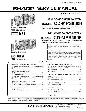 Сервисная инструкция Sharp CD-MPS660H ― Manual-Shop.ru