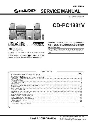 Сервисная инструкция Sharp CD-PC1881V ― Manual-Shop.ru