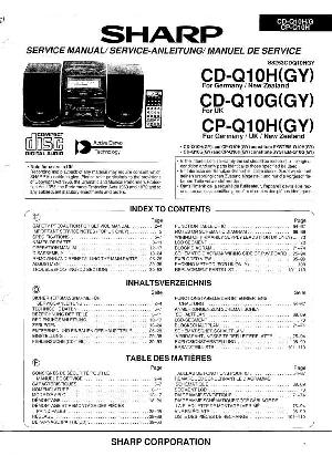 Сервисная инструкция Sharp CD-Q10, CP-Q10H ― Manual-Shop.ru