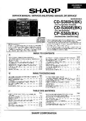 Сервисная инструкция Sharp CD-S360, CP-S360 ― Manual-Shop.ru