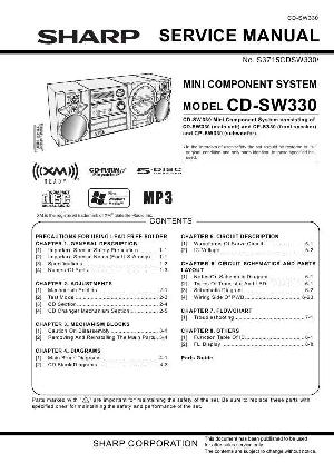 Сервисная инструкция Sharp CD-SW330 ― Manual-Shop.ru
