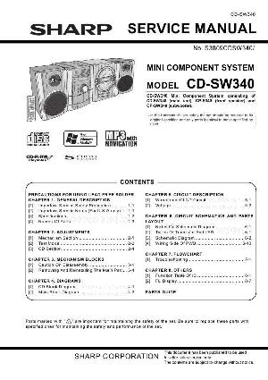 Service manual Sharp CD-SW340 ― Manual-Shop.ru