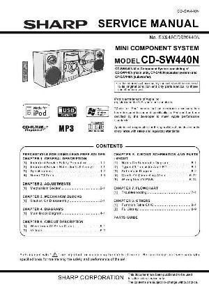 Сервисная инструкция Sharp CD-SW440N ― Manual-Shop.ru