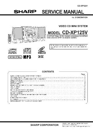 Сервисная инструкция Sharp CD-XP125V ― Manual-Shop.ru