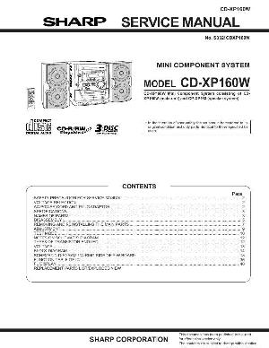 Сервисная инструкция Sharp CD-XP160W ― Manual-Shop.ru