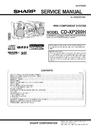 Service manual Sharp CD-XP200H ― Manual-Shop.ru