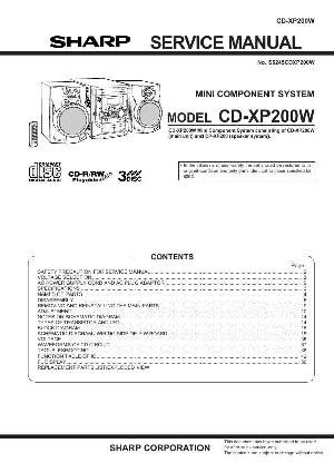 Сервисная инструкция Sharp CD-XP200W ― Manual-Shop.ru