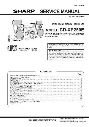 Сервисная инструкция Sharp CD-XP250E ― Manual-Shop.ru