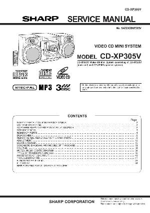 Service manual SHARP CD-XP305V ― Manual-Shop.ru