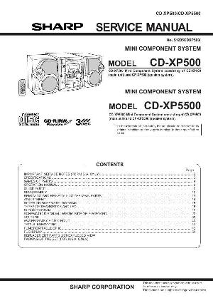 Service manual SHARP CD-XP5500 ― Manual-Shop.ru