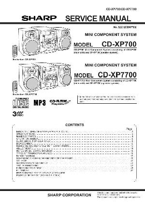 Service manual Sharp CD-XP7700 ― Manual-Shop.ru