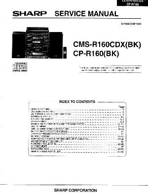 Сервисная инструкция Sharp CMS-R160CDX, CP-R160 ― Manual-Shop.ru