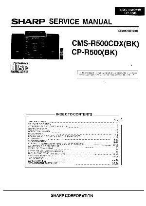 Service manual Sharp CMS-R500CDX, CP-R500 ― Manual-Shop.ru