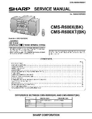 Service manual Sharp CMS-R600X ― Manual-Shop.ru