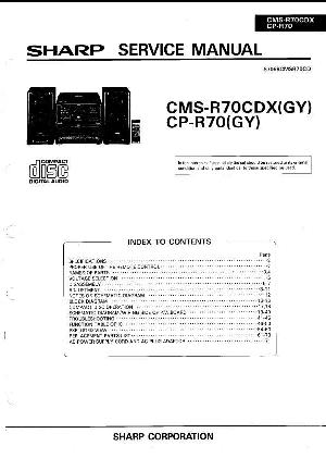 Сервисная инструкция Sharp CMS-R70CDX, CP-R70 ― Manual-Shop.ru