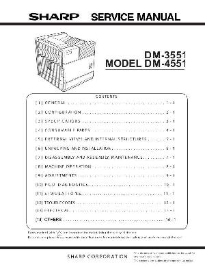 Сервисная инструкция Sharp DM-3551, DM-4551 ― Manual-Shop.ru