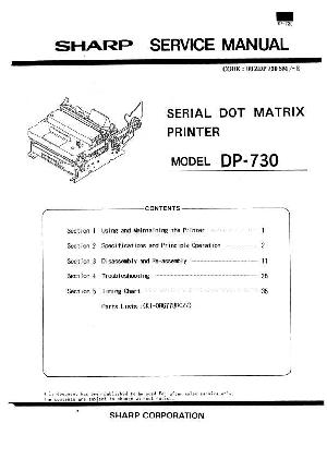 Service manual Sharp DP-730 ― Manual-Shop.ru