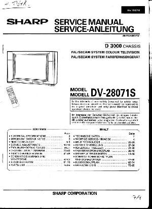 Сервисная инструкция Sharp DV-28071 ― Manual-Shop.ru