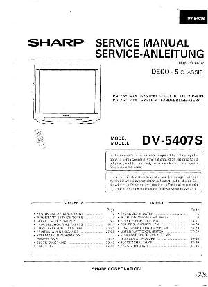 Сервисная инструкция Sharp DV-5407S ― Manual-Shop.ru