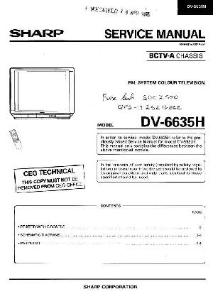 Service manual Sharp DV-6635H ― Manual-Shop.ru