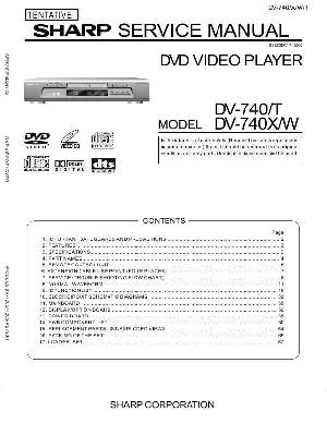Сервисная инструкция Sharp DV-740 ― Manual-Shop.ru