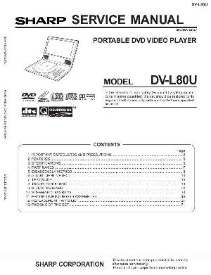 Сервисная инструкция Sharp DV-L80U ― Manual-Shop.ru