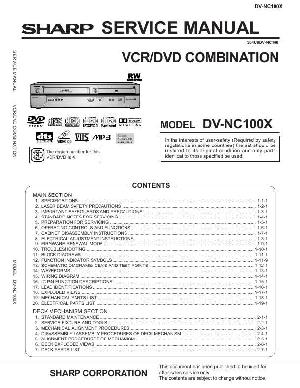Сервисная инструкция Sharp DV-NC100X ― Manual-Shop.ru