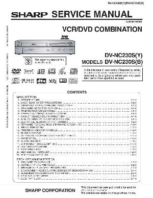Сервисная инструкция Sharp DV-NC230S ― Manual-Shop.ru