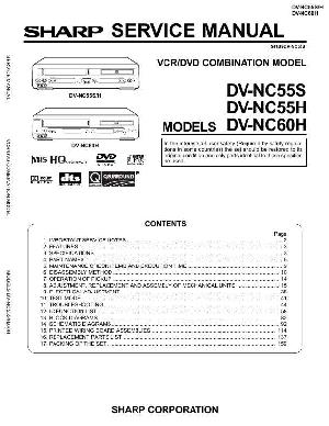 Сервисная инструкция Sharp DV-NC55, DV-NC60 ― Manual-Shop.ru