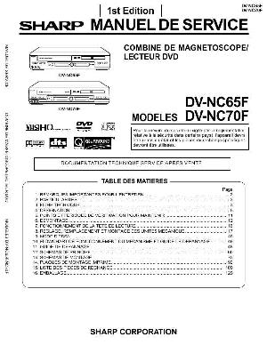 Сервисная инструкция Sharp DV-NC65F, DV-NC70F ― Manual-Shop.ru