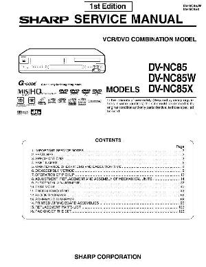 Сервисная инструкция Sharp DV-NC85 ― Manual-Shop.ru
