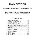 Service manual Sharp DV-RW340U, DV-RW350U