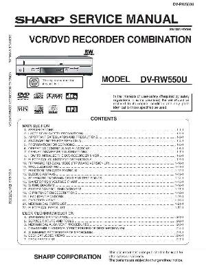 Сервисная инструкция Sharp DV-RW550U ― Manual-Shop.ru