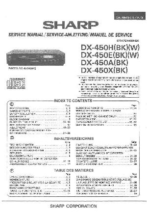 Сервисная инструкция Sharp DX-450 ― Manual-Shop.ru