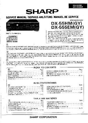 Сервисная инструкция Sharp DX-55HM, DX-555EM ― Manual-Shop.ru
