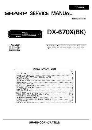 Сервисная инструкция Sharp DX-670X ― Manual-Shop.ru