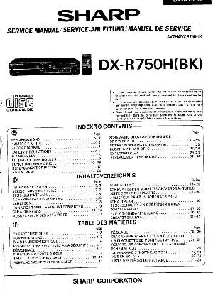 Сервисная инструкция Sharp DX-R750H ― Manual-Shop.ru