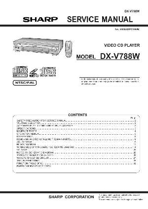 Сервисная инструкция Sharp DX-V788W ― Manual-Shop.ru