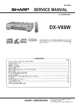 Сервисная инструкция Sharp DX-V88W ― Manual-Shop.ru