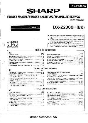 Сервисная инструкция Sharp DX-Z2000H ― Manual-Shop.ru