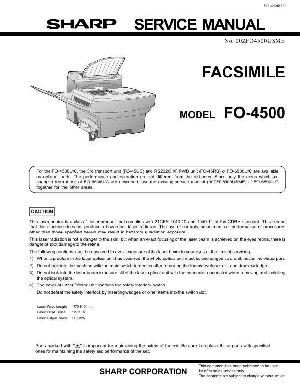 Service manual Sharp FO-4500 ― Manual-Shop.ru