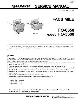 Service manual Sharp FO-5600, FO-6550 ― Manual-Shop.ru