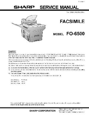 Сервисная инструкция Sharp FO-6500 ― Manual-Shop.ru