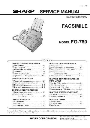 Service manual Sharp FO-780 ― Manual-Shop.ru