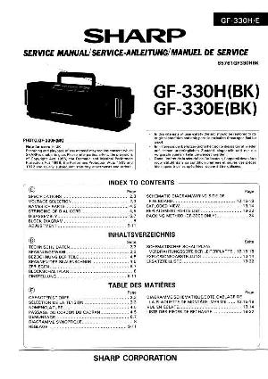 Сервисная инструкция Sharp GF-330H, GF-330E ― Manual-Shop.ru